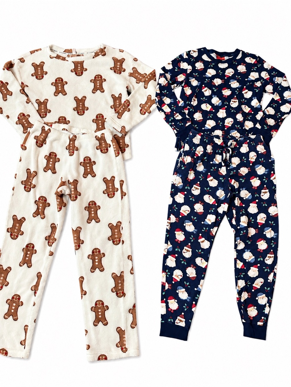 Holiday Lane Small Santa Pajama long sleeve pants set Christmas Gingerbread 🎅🏼
